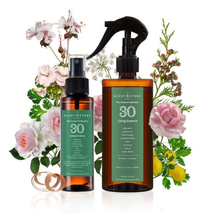Xịt thơm hữu cơ chăn ga gối, vải vóc & làm sạch không khí 30 - festival collection